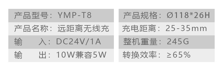 遠距離無線充電器，隱藏式桌面無線充電器-10